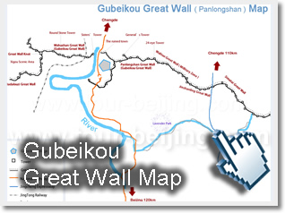 Gubeikou Great Wall Map