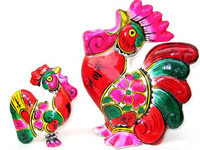 Fengxiang Colored-Drawing Clay Sculpture